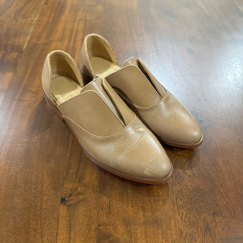 Nisolo Emma d'Orsay Oxford  Leather‎ Shoes Size 6.5